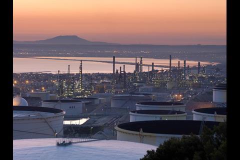 La Mède biorefinery in Provence, France, which was converted from a conventional refinery in 2019. (Credit: François Lacour/TotalEnergies)